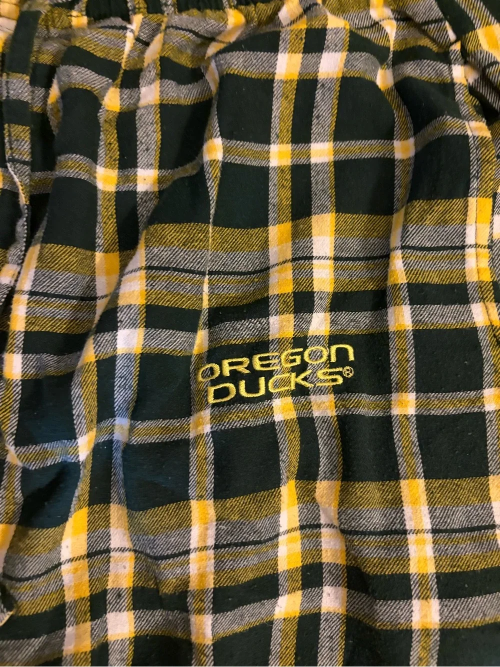 Oregon Ducks soft plaid